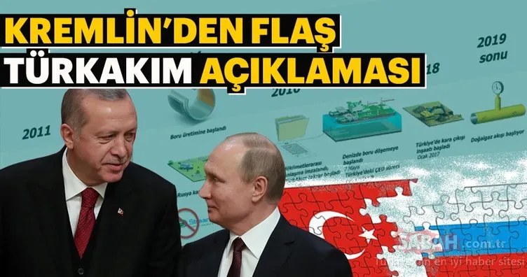 Kremlin’den flaş TürkAkım açıklaması