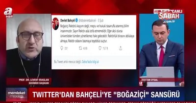 Son Dakika: Twitter neden sansür uyguluyor? Prof. Dr. Levent Eraslan A haber’de değerlendirdi! | Video