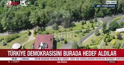 İşte FETÖ’nün terör karargahı: Hainlerin ini böyle görüntülendi | Video