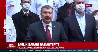 Sağlık Bakanı Fahrettin Koca ve Adalet Bakanı Abdülhamit Gül patlamanın yaşandığı Gaziantep’te | Video