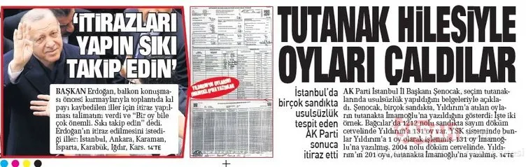 Türkiye İstanbul seçimlerindeki şaibe skandalını SABAH'tan okudu!