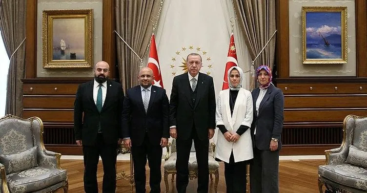 Cumhurbaşkanı Erdoğan Yeşilay başkanı Öztürk’ü kabul etti