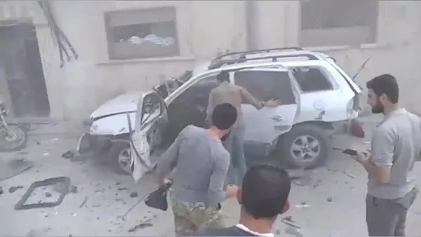 SON DAKİKA: El-Bab'da terör saldırısı! Olay yerinden ilk görüntüler...