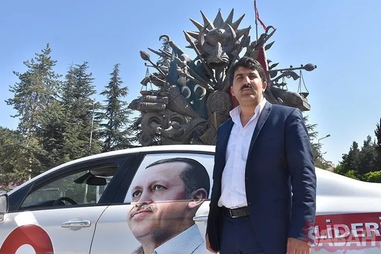 Cumhurbaşkanı Erdoğan’a destek için 5. kez Türkiye turuna çıkan Özavcı Sinop’ta