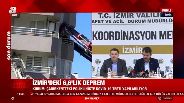 Son dakika! Çevre ve Şehircilik Bakanı Kurum ve Tarım ve Orman Bakanı Pakdemirli'den İzmir'de önemli açıklamalar | Video