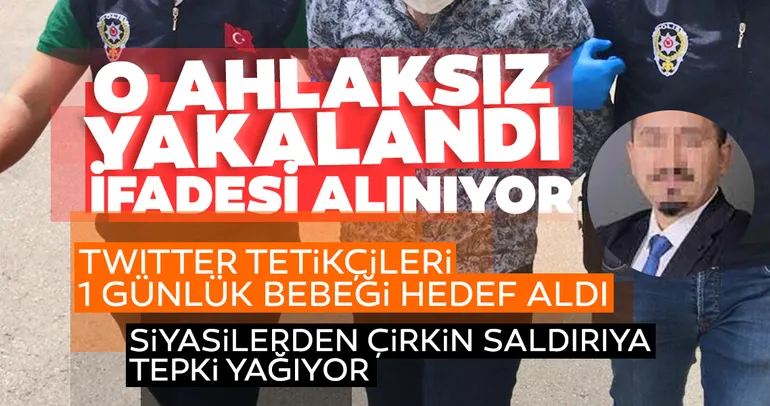 Bakan Berat Albayrak ve Esra Albayrak'ın 1 günlük bebeklerini bile hedef aldılar! Alçak paylaşıma gözaltı...