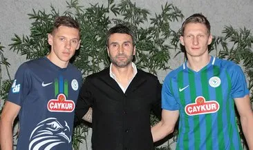 Çaykur Rizespor Milan Skoda ve Denys Harmash’la sözleşme imzaladı