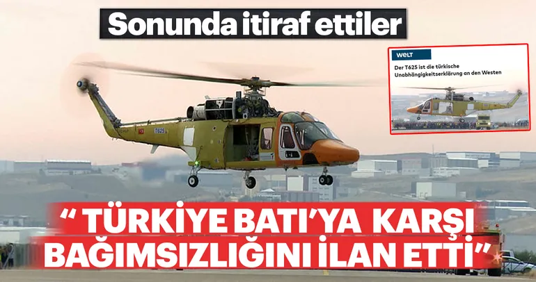 Almanya'dan Milli T-625 helikopteri itirafı