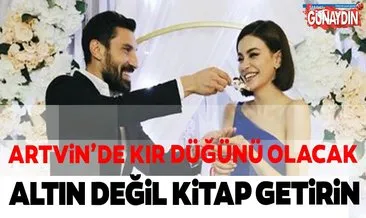 Altın değil kitap getirin