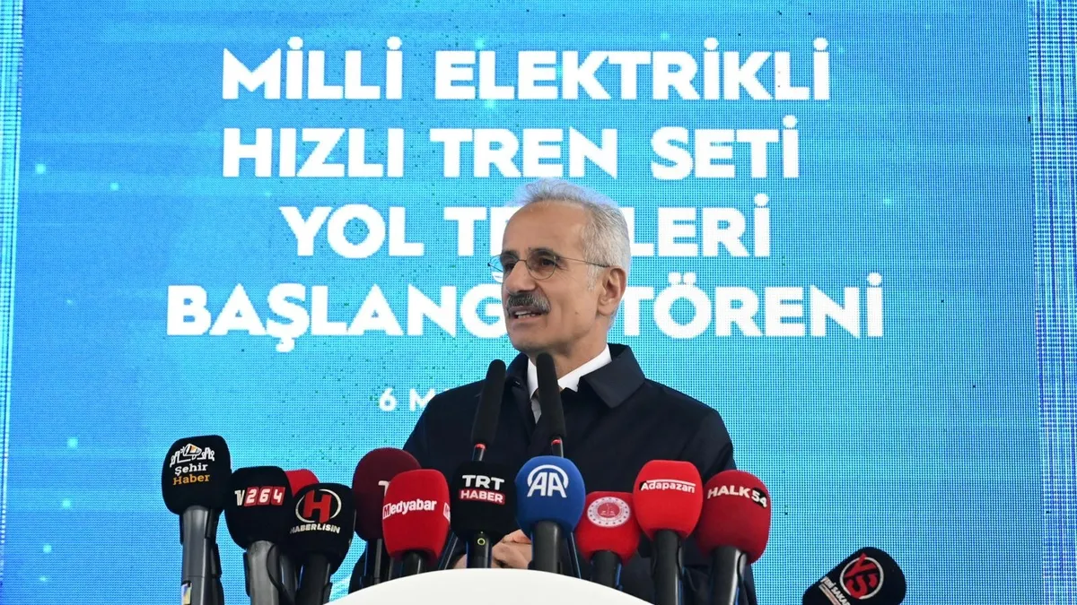 Yerli ve milli trenimizden hız rekoru…