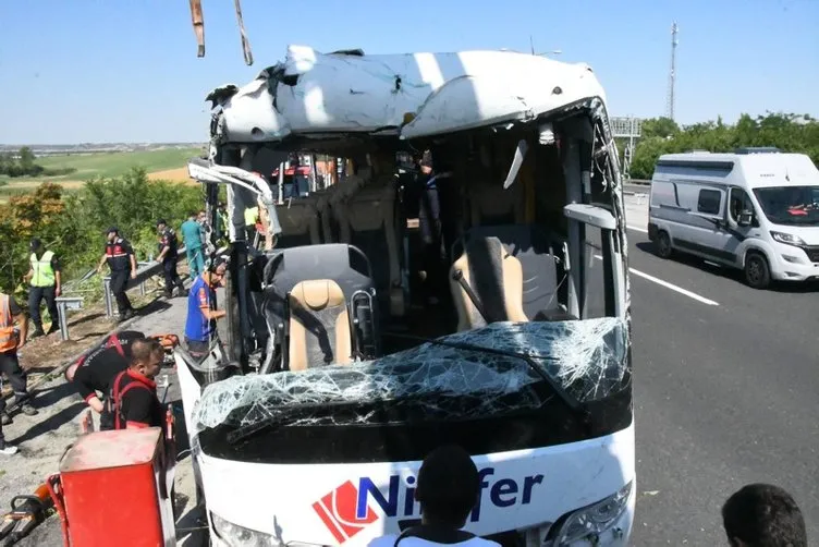 Kırklareli otobüs kazasında korkunç detaylar: Şoför kazadan önce…