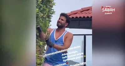 Seda Sayan Eşi Çağlar Ökten’in bahçede çalıştığı anları paylaştı! İşte Seda Sayan’ın Çağlar Ökten paylaşımı!