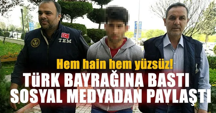 Son dakika: Lübnan’da Türk bayrağına basan Suriyeli, Adana’da tutuklandı