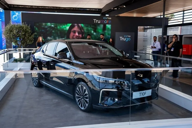 İşte yerli otomobil Togg’un ilk sedan modeli: T10F TEKNOFEST Adana’da görücüye çıktı!