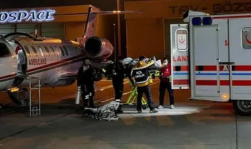 Umreden ambulans uçakla getirildiler #istanbul Umreden ambulans uçakla getirildiler #istanbul