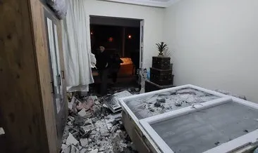 Talihsizliğin böylesi! Heyelandan kurtuldu, otomobil odasına girdi #erzurum