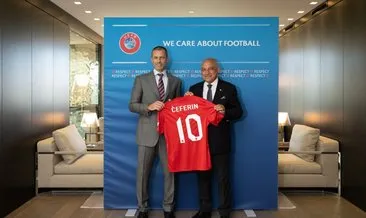 TFF Başkanı Büyükekşi’den UEFA Başkanı Ceferin’e ziyaret