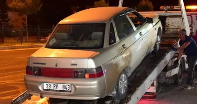 Otomobilin çarparak 35 metre sürüklediği yaya hayatını kaybetti #kayseri