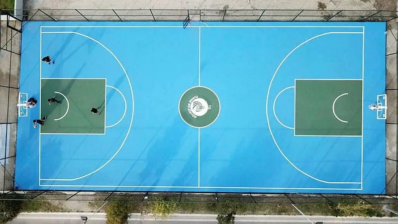 Basketbol Sahasi Yenilendi Marmara Haberleri