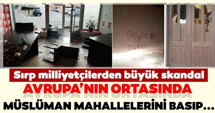 Sırp milliyetçileri sahnede! Avrupa’nın ortasında Müslümanlara yönelik skandal hareket...