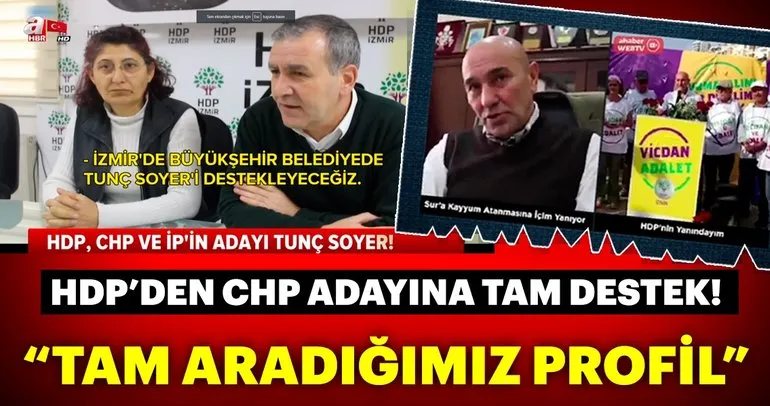 Tunç Soyer’e HDP desteği