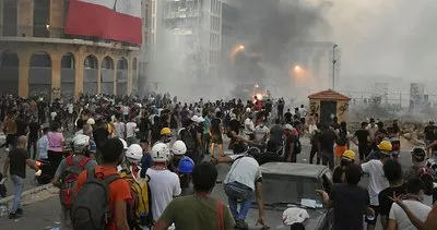 Beyrut’taki protestolar sırasında 1 polis öldü, yüzlerce yaralı var