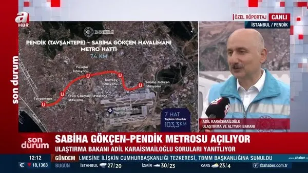 Bakan Karaismailoğlu Kağıthane - İstanbul Havalimanı metrosu için tarih verdi | Video