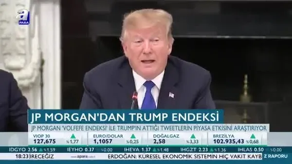 JP Morgan Trump'ın tweetleri için endeks oluşturdu