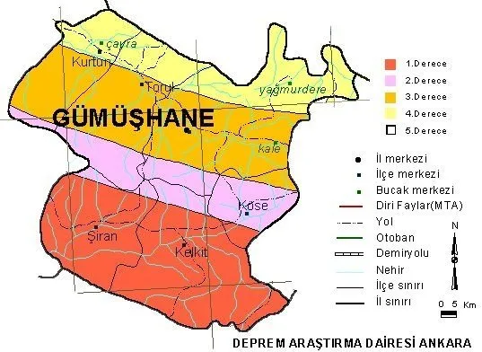 Türkiye'nin deprem haritası - Galeri - Türkiye