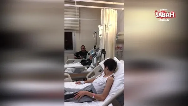 Şarkıcı Haluk Levent, yılbaşına Pendik Araştırma Hastanesi'nde tedavi olan Arda ve Semih'e konser vererek böyle girdi!