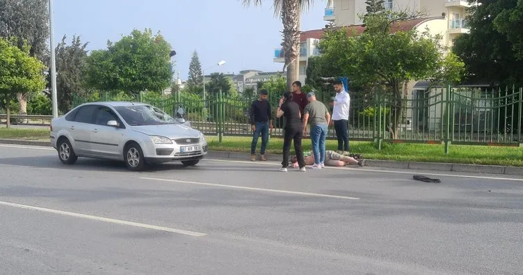 Alanya’da otomobilin çarptığı Rus turist ağır yaralandı