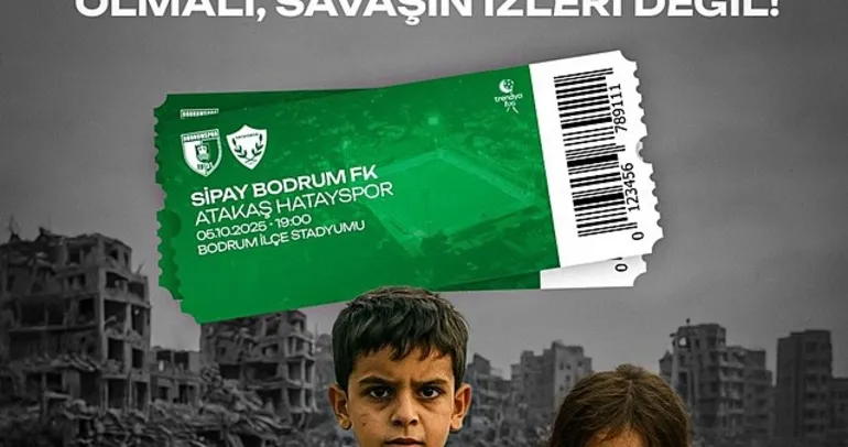 Bodrum FK’den Gazze’ye anlamlı destek!