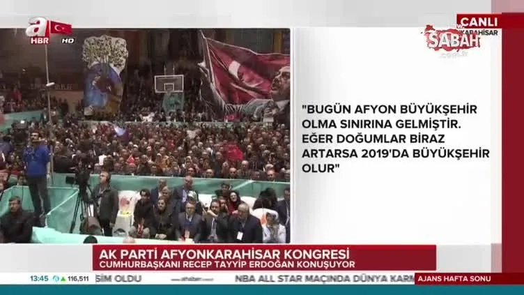 Cumhurbaşkanı Erdoğan'dan açılan pankarta yorum