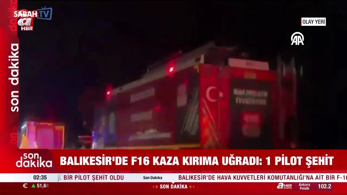 Balıkesir’de F-16 savaş uçağı düştü! Olay yerinden ilk görüntüler! videosunu izle Balıkesir’de F-16 savaş uçağı düştü! Olay yerinden ilk görüntüler! videosunu izle