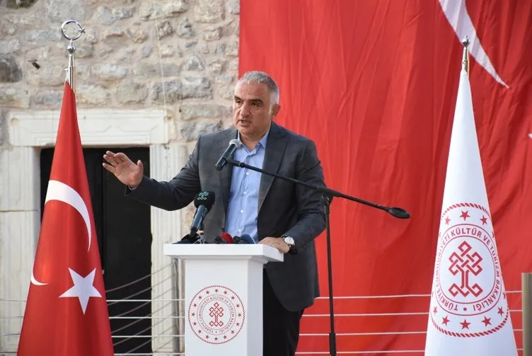 Bakan Ersoy, Bodrum Kalesi’nin açılışını yaptı