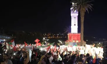 İzmir’de Filistin’e destek mitingi