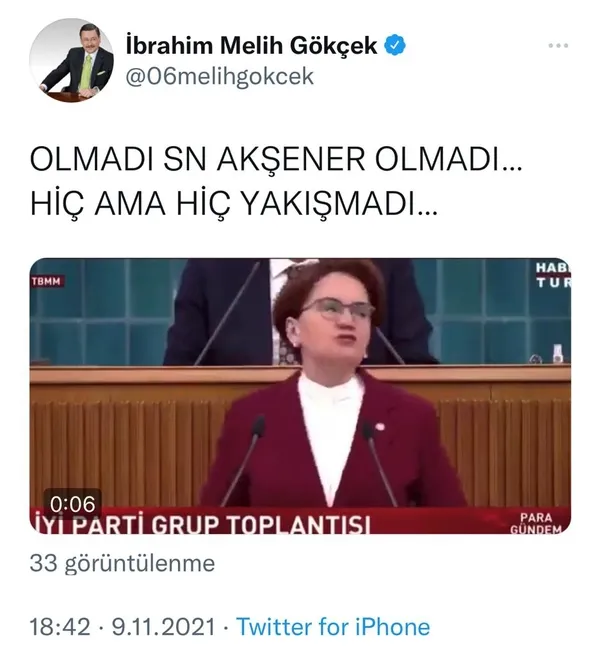 Şehit ağabeyine çirkin sözler söyleyen Meral Akşener’e tepkiler çığ gibi!