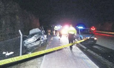 Alkollü sürücü aracını ölüme sürdü
