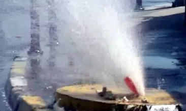 Yer İstanbul Küçükçekmece! Ana su borusu patladı tonlarca su boşa aktı #istanbul