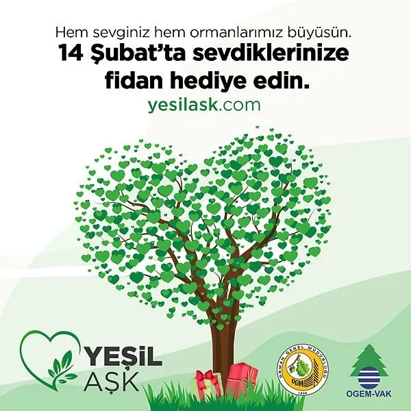 14 subat icin fidan bagisi kampanyasi son dakika haberler