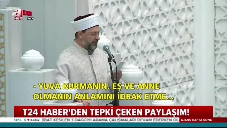 T24 Haber müslümanları hedef aldı!