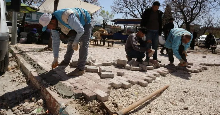 Eyyübiye parkları bahara hazırlanıyor