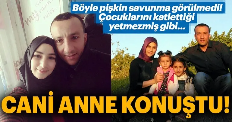 Ankara Keçiören’de çocuklarını katleden cani anneden pişkin savunma!