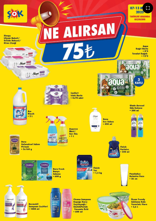İNDİRİMLİ ÜRÜNLER! ŞOK AKTÜEL KATALOG 10 - 13 Mayıs 2025: Bu hafta ŞOK markette neler var?