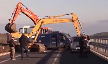 Zırhlı araca kepçeli soygun