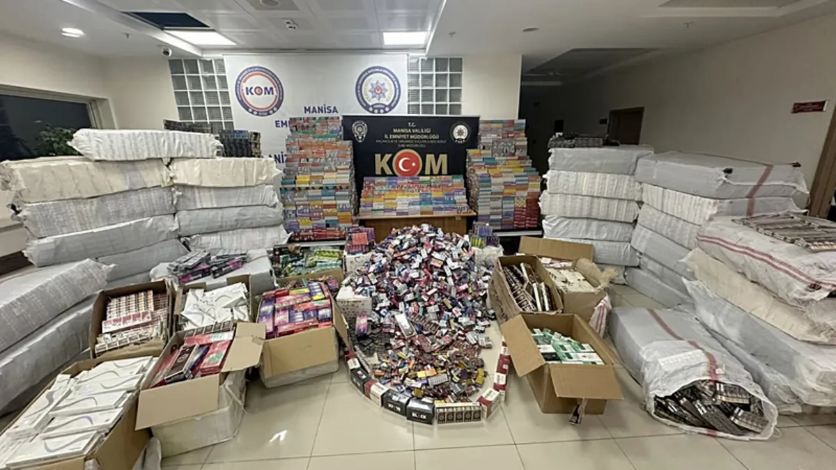 Manisa’da kaçak tütün operasyonu: 1 kişi tutuklandı Manisa’da kaçak tütün operasyonu: 1 kişi tutuklandı