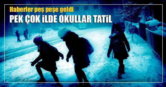 Son dakika: İstanbul’da okullar tatil olacak mı? 14 Aralık Çarşamba günü hangi illerde okullar tatil?