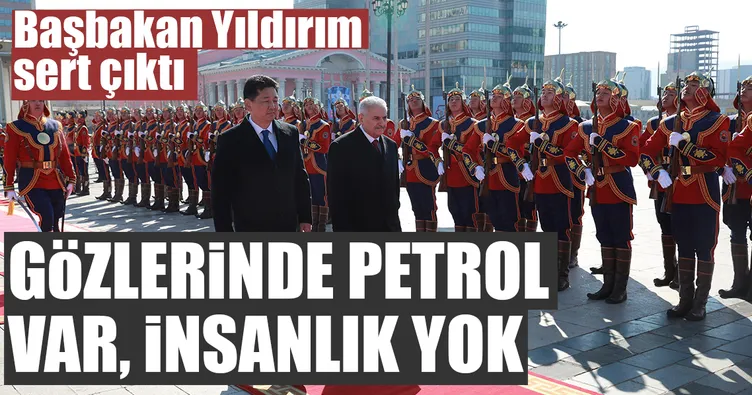Gözlerinde petrol var, insanlık yok