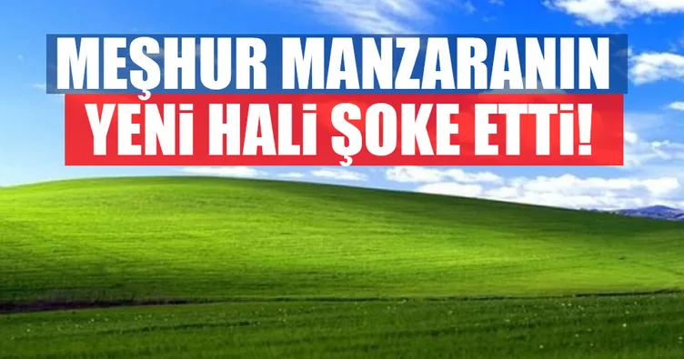 Meşhur manzaranın yeni hali şoke etti!