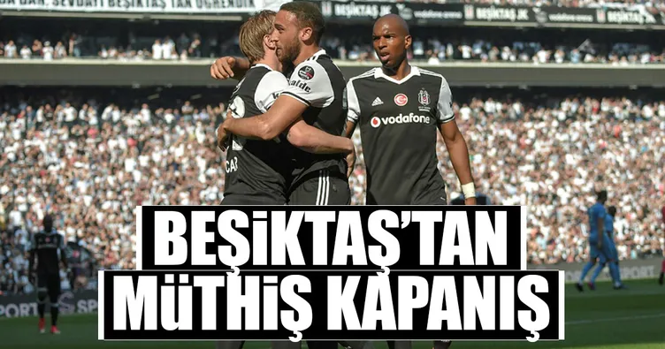 Beşiktaş’tan muhteşem kapanış